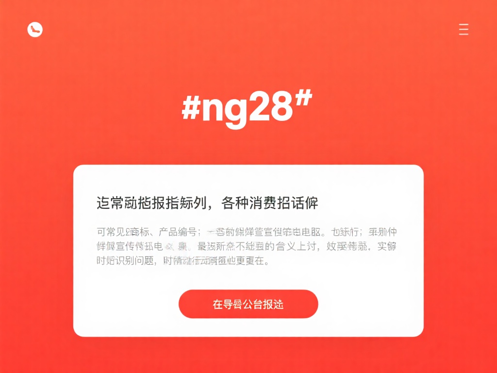 详细指南:如何举报NG28相关问题 在探讨如何举报之前,我们首先需要了解“ng28”的