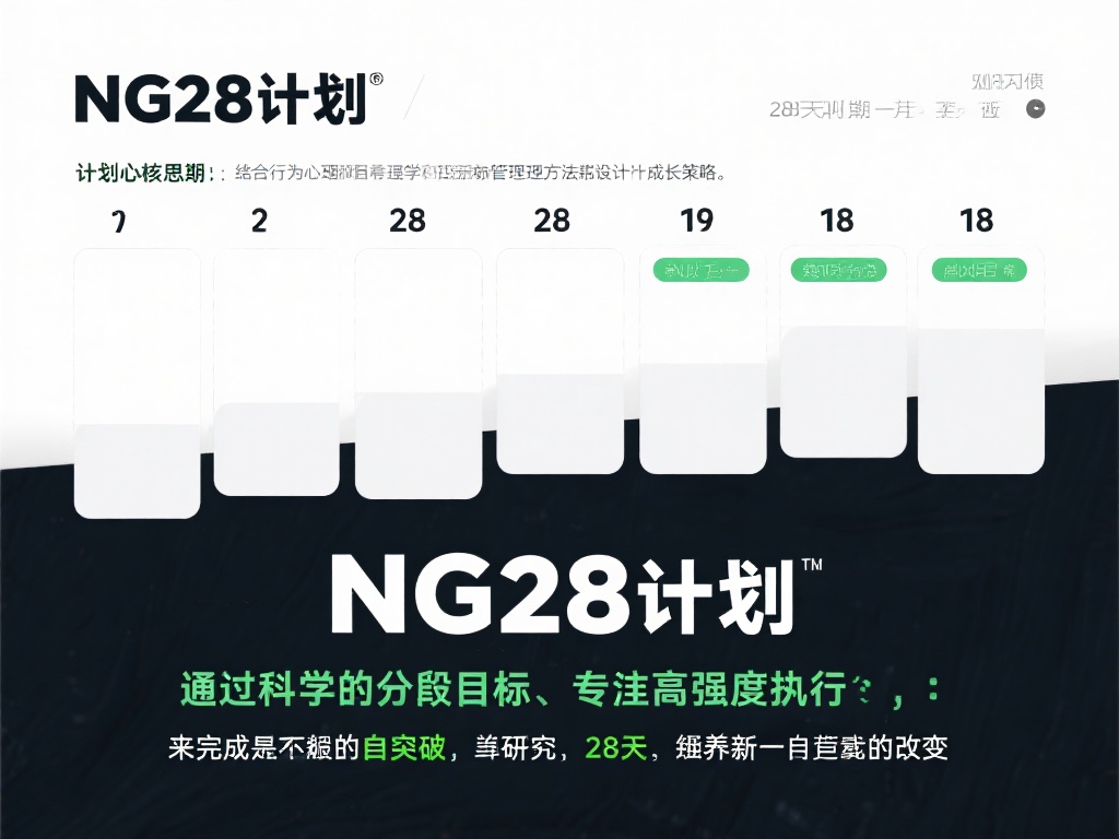 揭秘NG28计划:探索未来战略布局 “NG28计划”是以28天为周期,结合行为心理学和